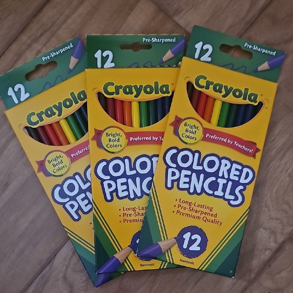 Bundle Crayola Colored Pencils - Total 36 Pencil